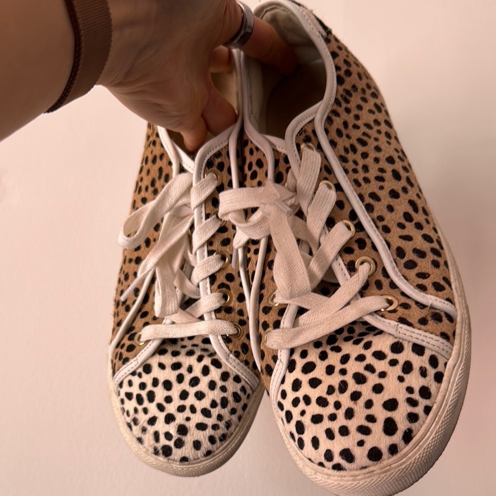 Leopard Print Women's Sneakers 8.5